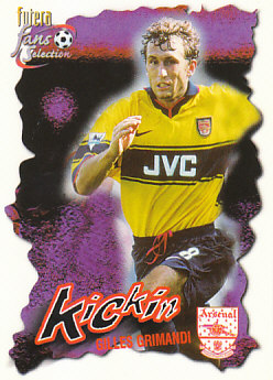 Gilles Grimandi Arsenal 1999 Futera Fans' Selection #44